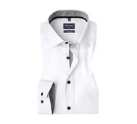 OLYMP Luxor Modern Fit Businesshemd Herren - Bügelfrei, Pflegeleicht, 100% Baumwolle - Langarmhemd Herren - Passend zum Anzug - Weiß - 44