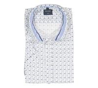 OLYMP Hemd Herren Regular Fit Kurzarm Baumwolle weiß, S