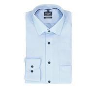OLYMP Hemd Herren Regular Fit Langarm Baumwolle blau, 41