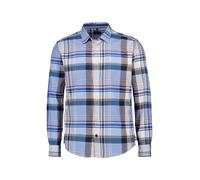 OLYMP Hemd Herren Regular Fit Langarm Baumwolle blau, M