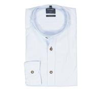 OLYMP Hemd Herren Regular Fit Langarm Baumwolle blau, S