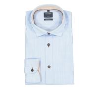 OLYMP Hemd Herren Regular Fit Langarm Baumwolle blau, XXL