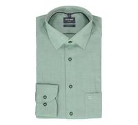 OLYMP Hemd Herren Regular Fit Langarm Baumwolle grün, 44