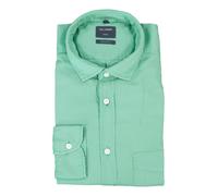 OLYMP Hemd Herren Regular Fit Langarm Baumwolle grün, M