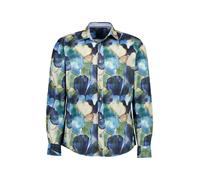 Langarmhemd OLYMP "OLYMP Casual, regular fit, Kent", Herren, Gr. L, Normaler Arm, marine, 100% Baumwolle, Hemden (65418239-L) marine