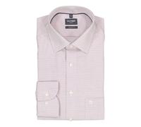 OLYMP Hemd Herren Regular Fit Langarm Baumwolle rosa, 42