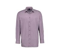 OLYMP Regular Fit Businesshemd aus reiner Baumwolle mit Kentkragen in Aubergine, Größe 42