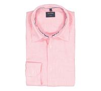 OLYMP Hemd Herren Regular Fit Langarm Leinen Rosa XXL
