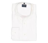OLYMP Casual Regular Fit Leinenhemd weiss, Einfarbig