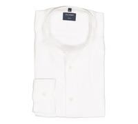 OLYMP Leinenhemd Casual D.5427 Regular Fit Weiß Einfarbig XXL