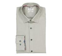 OLYMP Hemd Herren Slim Fit Extra langer Arm Baumwoll-Stretch grün, 38