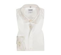 Olymp Herren Hemd LEVEL 5 BODY FIT extralange Ärmel- Gr. 40, Offwhite