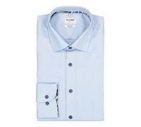 OLYMP Hemd Herren Slim Fit Extralang 72 cm EL blau, 38
