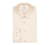 OLYMP Hemd Herren Slim Fit Langarm Baumwoll-Stretch beige, 39