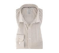 OLYMP Hemd Herren Slim Fit Langarm Baumwoll-Stretch beige, 40