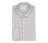 OLYMP Hemd Herren Slim Fit Langarm Baumwoll-Stretch Beige Größe 41