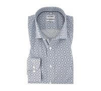 OLYMP Hemd Herren Slim Fit Langarm Baumwoll-Stretch blau, 38