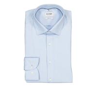 OLYMP Hemd Herren Slim Fit Langarm Baumwoll-Stretch blau, 39