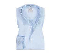 OLYMP Hemd Herren Slim Fit Langarm Baumwoll-Stretch blau, 40