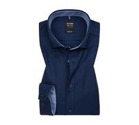 OLYMP Hemd Herren Slim Fit Langarm Baumwoll-Stretch blau, 40