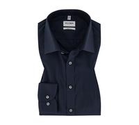 OLYMP Hemd Herren Slim Fit Langarm Baumwoll-Stretch blau, 40