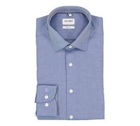 OLYMP Herren Oberhemd Langarm Level Five,Faux Uni,366 Level 5 Body fit (15.05.2015 - F16),21 New York Kent-2,royal 19,40