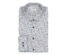 OLYMP Hemd Herren Slim Fit Langarm Baumwoll-Stretch blau, 41