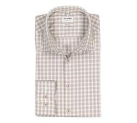 OLYMP Hemd Herren Slim Fit Langarm Baumwoll-Stretch braun, 38