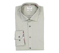 OLYMP Hemd Herren Slim Fit Langarm Baumwoll-Stretch grau, 38