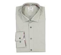 OLYMP Herren Oberhemd Langarm Level Five,Faux Uni,366 Level 5 Body fit (15.05.2015 - F16),21 New York Kent-2,kitt 75,42