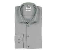 OLYMP Hemd Herren Slim Fit Langarm Baumwoll-Stretch grün, 38