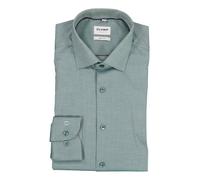 OLYMP Level Five Body Fit Hemd grün, Faux-uni