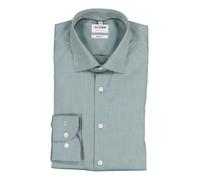 OLYMP Hemd Herren Slim Fit Langarm Baumwoll-Stretch grün, 40