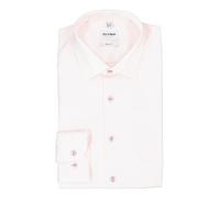 OLYMP Hemd Herren Slim Fit Langarm Baumwoll-Stretch rosa, 40