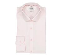 OLYMP Level Five Body Fit Hemd rose, Einfarbig