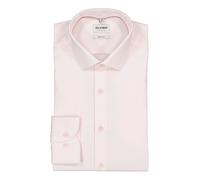Langarmhemd OLYMP "Level Five body fit", Herren, Gr. 44, N-Gr, rose, Web, Obermaterial: 97% Baumwolle, 3% Elastolefin, Basic schmal, 2-Knopf-Manschette, Hemden (68491961-44) rose