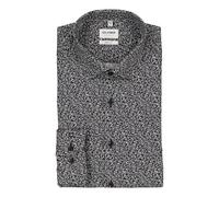 OLYMP Hemd Herren Slim Fit Langarm Baumwoll-Stretch schwarz, 40
