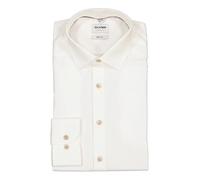 OLYMP Hemd Herren Slim Fit Langarm Baumwoll-Stretch weiß, 38