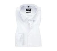 OLYMP Hemd Herren Slim Fit Langarm Baumwoll-Stretch weiß, 39