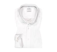 OLYMP Herren Oberhemd Langarm Level.Five.Body.fit,Twill,Body fit,Modern Kent,Weiss 00,39