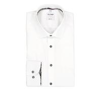 Businesshemd OLYMP "OLYMP Level Five, body fit, Businesshemd, New York Kent", Jungen, Gr. 41, Normaler Arm, weiß, 97% Baumwolle, 3% Elastolefin, Hemden (88142828-41) weiß