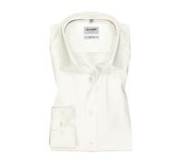 Businesshemd OLYMP "Level Five body fit", Herren, Gr. 41, N-Gr, beige (hellbeige), Web, Obermaterial: 97% Baumwolle, 3% Elastolefin, Hemden (83737624-41) hellbeige