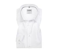 OLYMP Herren Oberhemd Langarm Level.Five.Body.fit,Twill,Body fit,New York Kent,Weiss 00,41