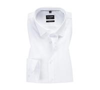 OLYMP Hemd Herren Slim Fit Langarm Baumwoll-Stretch weiß, 41