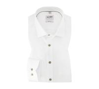 OLYMP Level Five Hemd Herren Slim Fit Baumwolle weiß, 41