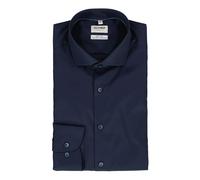 OLYMP Hemd Herren Slim Fit Langarm Baumwolle blau, 40