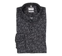 OLYMP Hemden Herren Slim Fit Langarm Baumwolle grau, 38