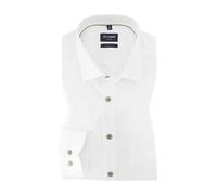 OLYMP Hemd Herren Slim Fit Langarm Baumwolle weiß, 40
