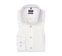 OLYMP Herren Businesshemd Langarm Luxor,Einfarbig,modern fit,Global Kent,Weiss 00,41