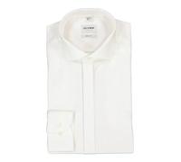 OLYMP Hemd Herren Slim Fit Langarm Baumwolle weiß, 42